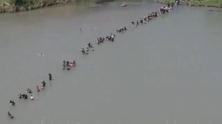 Drone Footage Captures The US Invasion From Mexico In Real Time