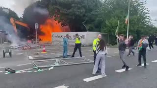 INVADER HOUSING burnt down (Dublin Ireland)!!