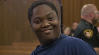 A CLOSER LOOK AT THE NIGGER SHEBOON THAT STABBED AND KILLED THE 3 YEAR OLD WHITE CHILD IN OHIO.  Link in description  for court videos of her laughing and grinning chin held high at judge/court. Proud of her stabbing murder  of child