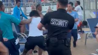 You cant afford a cruise white man but violent destructive NIGGERS sure can... how do they keep jobs fighting everyone??? Hmmm notice how security can never arrest one, so crime stats are underrepresented by 99 percent.