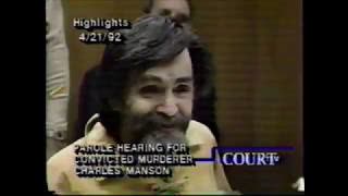 Charles Manson - Parole hearing 1992 (Full)