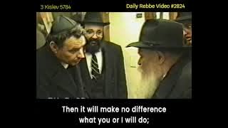 Lubavitcher Rebbe: "They Will Wage War Anyways" RebbeDaily #2824