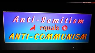 Anti-Semitism Equals AntiCommunism BANNER.