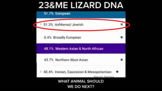 23 AND ME ASHKENAZI JEW LIZARD DNA