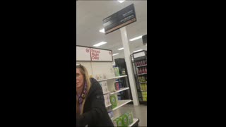 Target shopping protest Cancel Covid Co