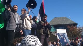 "These Zionist occupiers are about to LOSE!" Pro Palestine March Milwaukee 10/22/23