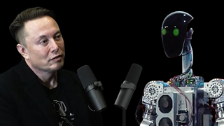 First chat with the â€œconsciousâ€ AI & Tesla Robot, w Elon Musk. Please read comment.