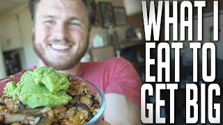 WHAT I EAT TO BECOME 225 LBS | Vegan Bodybuilding Meal Plan