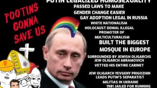 Putin's latest woke multicult ad just dropped! Asiatic Kalergi mutts are the future of Russia!