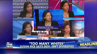 Anti-White Racist Susan Rice - "Too Many White People"