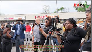 NEW BLACK PANTHER PARTY PRESS CONFERENCE IN BUFFALO,NY