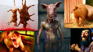 Texas Chainsaw Massacre Leather Face Jewish SlaughterHouse Nightmare Human Meat Found In Food Supply