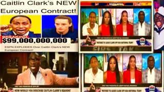 Jim Fetzer ESPN Blackies Explode As Caitlin Clark Leaves WNBA Over Racist Blacks Attacking Crackers