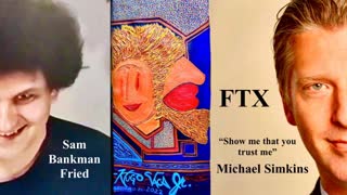 FTX Partner Michael Simkins E11even Hotel Residences Is Depicted As Nigerian Scam Artist In Painting