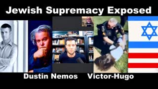 Dustin Nemos VictorHugo College Protest Israel Gaza Genocide Alan Dershowitz Expose Jewish Supremacy