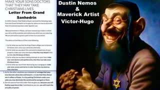 Dustin Nemos Victor Hugo 1492 Letter From Grand Sanhedrin Jewish Crimes Against Humanity Censored