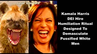 Michelle Melendez Victor Hugo Kamala Harris Exemplifies DEI Hires Demasculating Humiliation Ritual