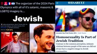 SGT Report Shows True Colors Satanic Masonic LGBTQ 2024 Paris Olympics Ceremony Organizer Is Jewish