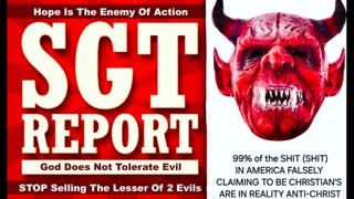 SGT Report Satanic Christian Sells Soul Currency For Lesser Of Two Evils God Does Not Tolerate Evil