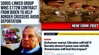 Israel Dual Citizen Schumer Threatens False Flag Attack On America Soros Profits From USA Invasion