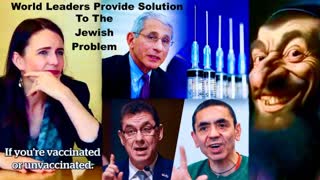 Victor Hugo Jacinda Ardern Anthony Fauci Albert Bourla Pfizer Provide Solution To The Jewish Problem