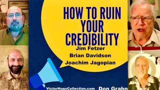 Jim Fetzer Ruins His Credibility Using Profanity And Censorship To Bury Brian Davidson Cowardice