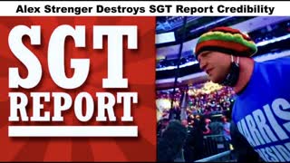 Alex Strenger Destroys SGT Report Credibility SGT Report Lies To Guest Nathan Reynolds And Audience