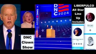 Biden Clinton DNC Clown Show Caters To Dumbed Down Brainwashed United Slaves Of America Liberpulco