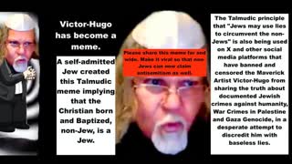 Victor Jewgo Meme Goes Viral Jew Creates Campaign To Stop Spread of Evil Talmud Truth Jewish History