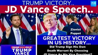 Does Trump Victory Green Light Deep State Assassination Plan To Bring In Zionist Puppet JD Vance