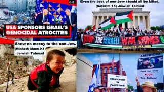 Israel Gaza Genocide Talmud Show No Mercy To Non Jews Push United Slaves Of America To Tipping Point