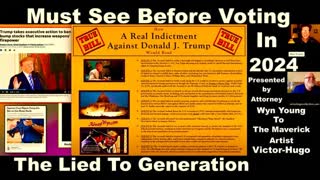 MUST WATCH BEFORE VOTING 2024 Real Indictment Against Donald J Trump Presented By Attorney Wyn Young