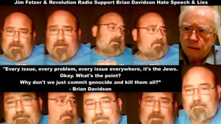 Jim Fetzer Revolution Radio Ruin Reputation By Supporting Hate Speech Spouting Lying Brian Davidson