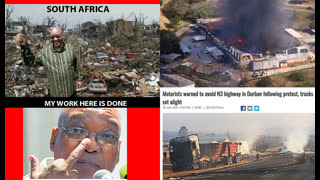 South Africa: Zuma Riots: Raw Video footage of the Intense riots & mass destruction