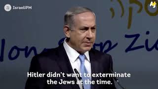 Benjamin Netanyahu tells the truth about Hitler