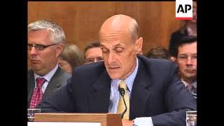 Six years after the 9/11 attacks, Homeland Security Director (((Michael Chertoff))) told a Senate Committe