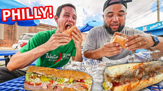 The Ultimate PHILADELPHIA FOOD TOUR!! Hoagies, Cheese Steak + Best Local Philly Food!!