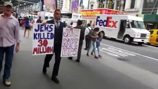 Jew Walking, NYC (?), July 19, 2024