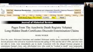 Pages from The Auschwitz Death Registry Volumes Discredit Extermination Claims, Nov 9, 2023