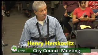 Henry Herskovitz Ann Arbor, MI CC Meeting (Aug 7, 2023), Aug 18, 2023