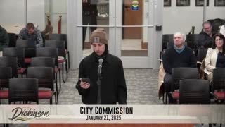 City of Dickinson, ND, Citty Commission - Ryan Messano, Jan 21, 2025