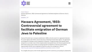 Hitler, the Zionists and the Transfer Agreement, Mar 15, 2025