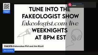 Tim's Fakeologist Show with Jim and Phil, Nov 13, 2024