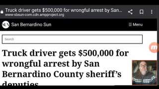 San Bernardino, CA Cops Gone wild and Pay for it, Feb 16, 2023