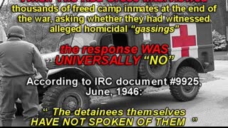 Red Cross in the camps find no gas chambers