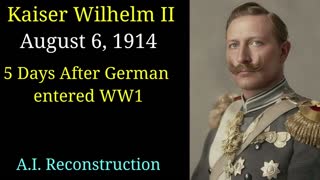 Kaiser Wilhelm II In English AI reconstruction An das deutsche Volk