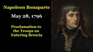 Napoleon Bonaparte - Italian campaign speeches