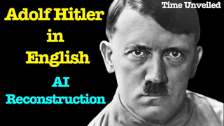 Adolf Hitler in English AI Reconstruction