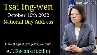 Tsai Ing-wen in English AI Reconstruction - National Day Address