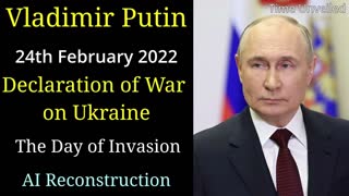 Vladimir Putin Declaration of war in English AI Reconstruction